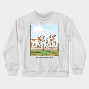 Cowbell App Crewneck Sweatshirt